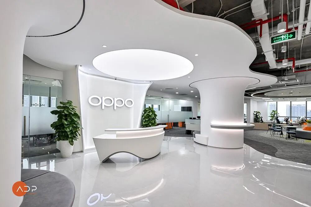 OPPO越南办公室办公家具扩建翻新：以品牌色彩与开放协作重构科技办公生态