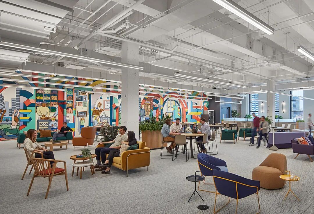 美国医保巨头Vizient芝加哥办公室：办公家具与环境设计的城市公园融合实践
