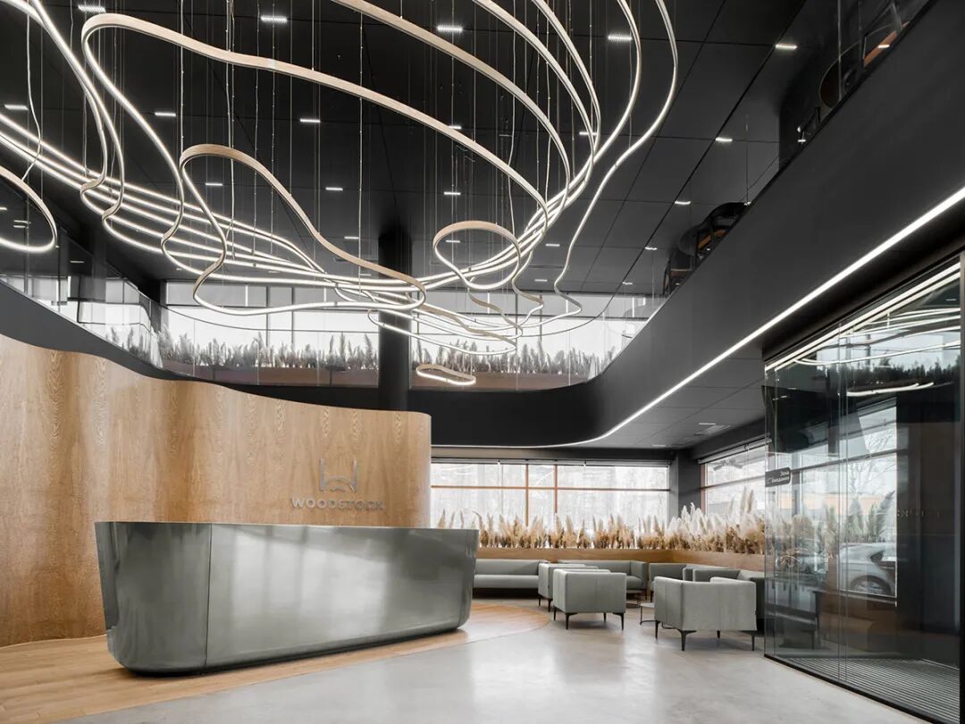 Woodstock-莫斯科木材展厅-珍贵木材-办公环境设计