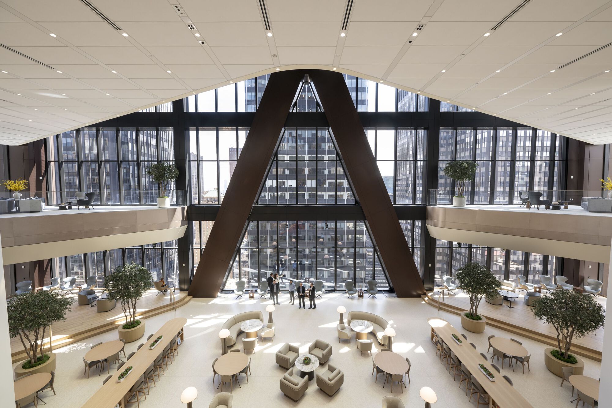 270 Park Avenue 大堂纪念性楼梯