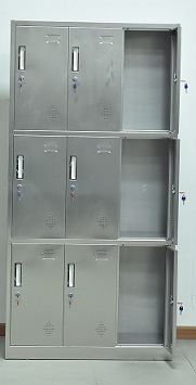 不锈钢九门更衣柜